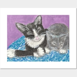 Cute kittens cat art Posters and Art